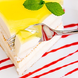 Lemon Mirror Cake