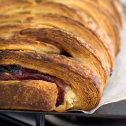 Cherry and Cream Cheese Danish Braid
