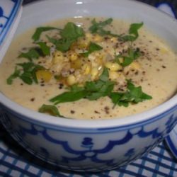 Sweet Corn and Cashew Chowder