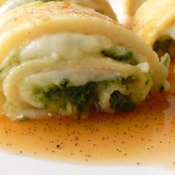 Crepes with Goat Cheese