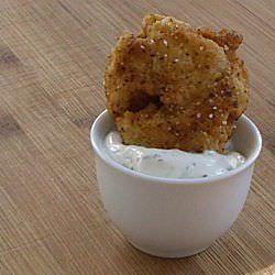 Chicken Nuggets with Dill Dip