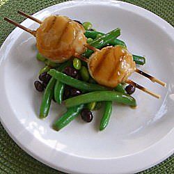 Grilled Teriyaki Sea Scallops