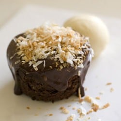 Baby Chocolate Lamington