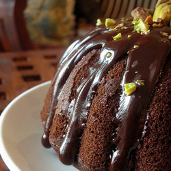 Chocolate Cake with Chocolate Ganache