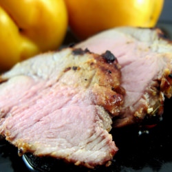 Grilled Apricot-Honey Pork Tenderloin