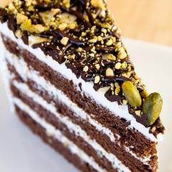 Chocolate Pistachio Cake