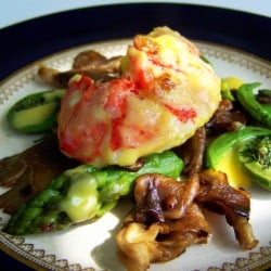 Hollandaise Glazed Lobster Tail