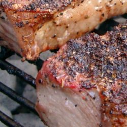 Java Rubbed Strip Steaks