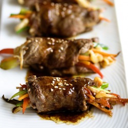 Martin Yan’s Steak Rolls