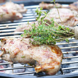 Barbecued Wild Rabbit