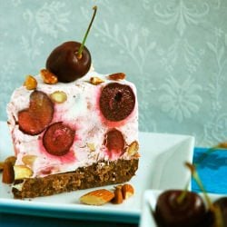 Cherry Semifredo Cake