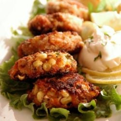 Salmon and Corn Cakes