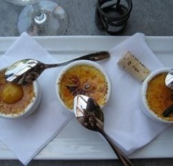 Trio of Creme Brulee