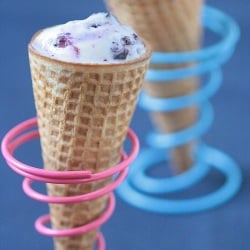 Blueberry Swirl Ice Cream