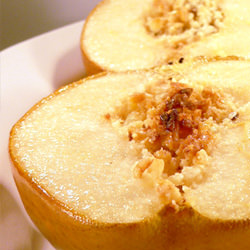 Cardamom Pine Nut Pears