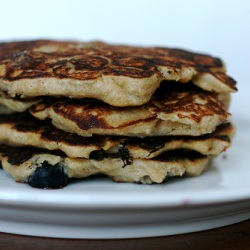 Lemon-Blueberry Ricotta Pancakes