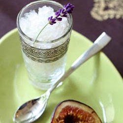 Lime-Lavender Granita