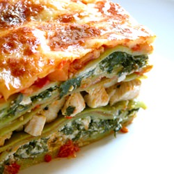 Chicken & Spinach Lasagna