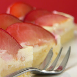 Plum Cake with Cheese Curd