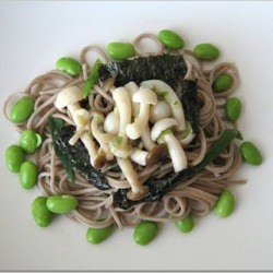 Buckwheat Noodles with Mushrooms