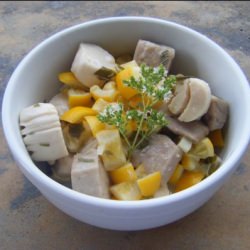 Scallops and Tuna