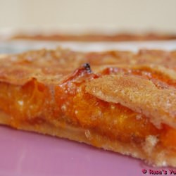Cinnamon Apricot Flan Tart