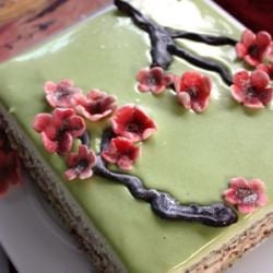 Cherry Blossom Light Opera Cake