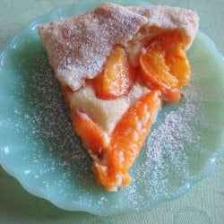 Golde Apricot Crostata with Almond Cream