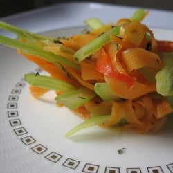 Stir-Fried Celery and Carrots