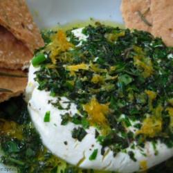 Herb-Marinated Goat Cheese