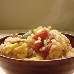 Duck and Chinese Sausage Fried Rice