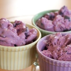 Blackberry Frozen Yogurt