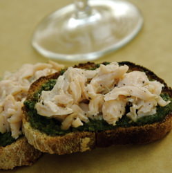 Smoked Trout Crostini