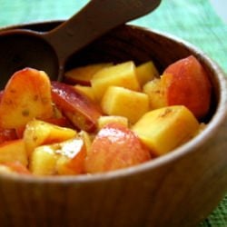 Yogurt with Peaches