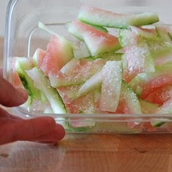 Pickled Watermelon Rinds