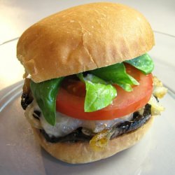 Portobello and Havarti Burger