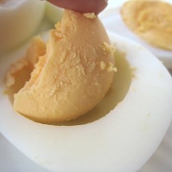 Tarragon-Carrot Deviled Eggs