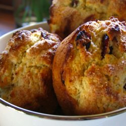 Coconut Cranberry Muffins