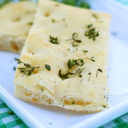 Garlic-Thyme Foccaccia Bread