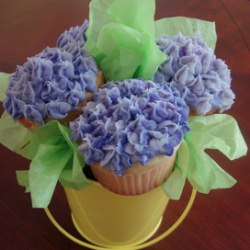 Hydrangea Cupcakes
