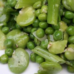 Bean, Pea and Mint Salad