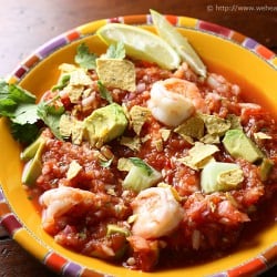 Shrimp and Avocado Stew