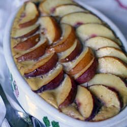 Peach Bread Pudding