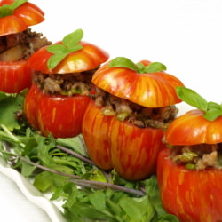 Heirloom Tomatoes Stuffed