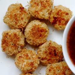 Mozzarella Stuffed Risotto Balls