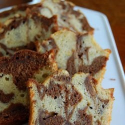 Black and White Banana Loaf