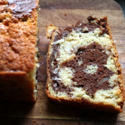 Black and White Banana Loaf