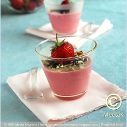 Strawberry Panna Cotta