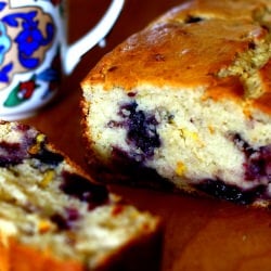 Summer Berry Yogurt Loaf Cake