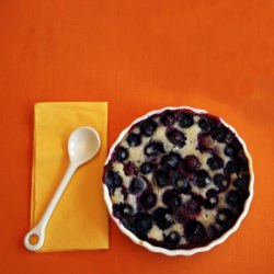 Blueberry Cardamom Clafouti